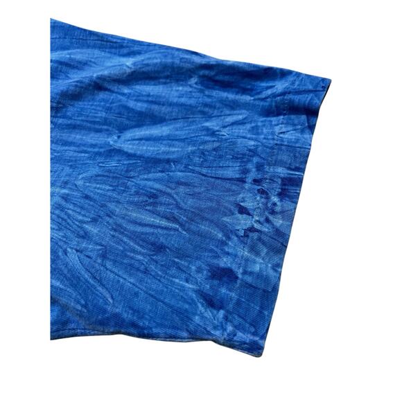 VTG Crazy Shirts Hawaii Maui Wale Men Sz Large Blue  Dolphins Tie Dye Y2K Retro - Picture 6 of 11